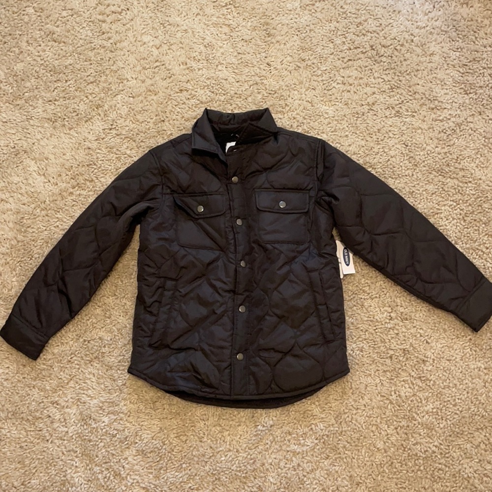 Youth black old navy jacket